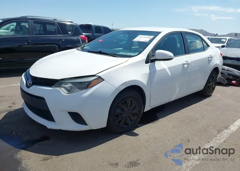 2015 Toyota Corolla L из США, поврежденный, VIN 5YFBURHE0FP332343